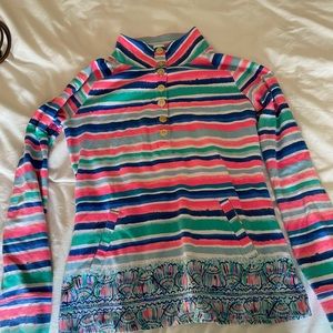 Lilly Pulitzer Captain Popover Sandy Shell Stripe
